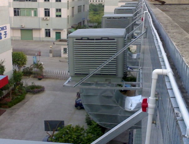 模具廠通風降溫環(huán)?？照{(diào)